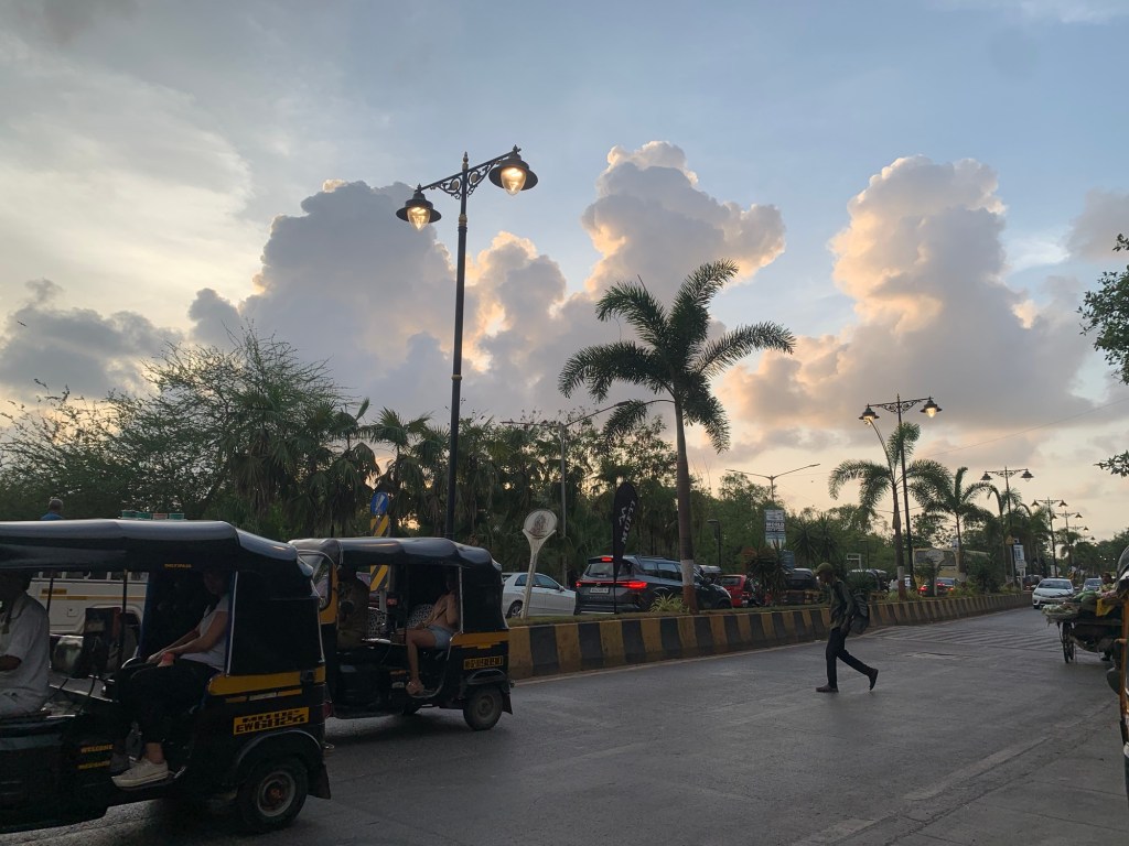 Man walking on a street