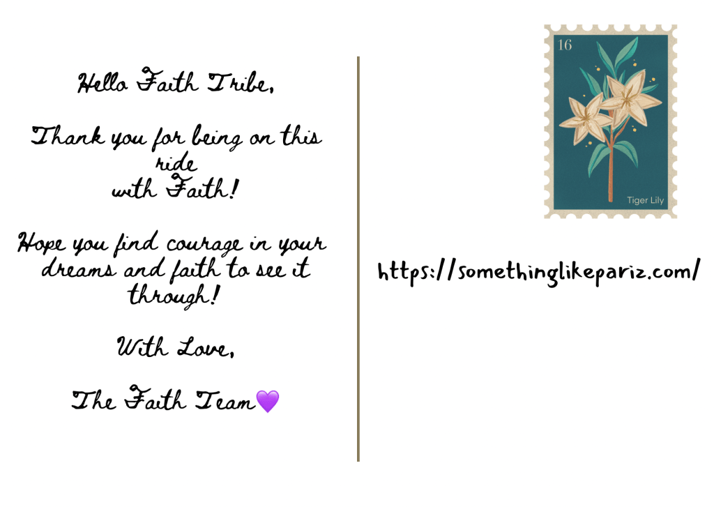 Faith Logs Postcard