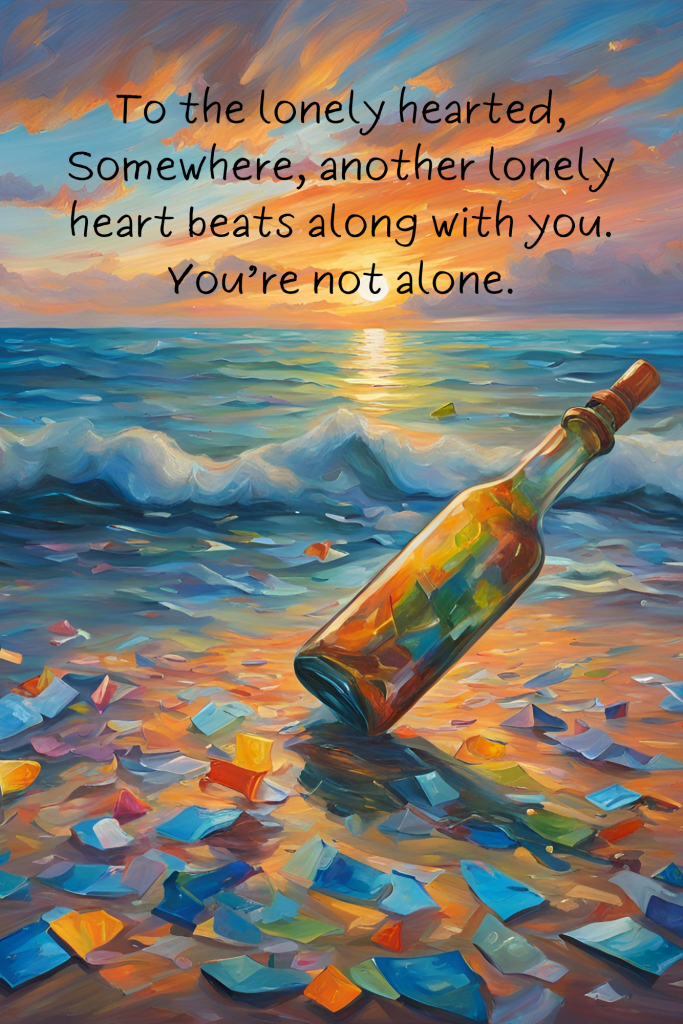Message in a bottle
Faith Logs